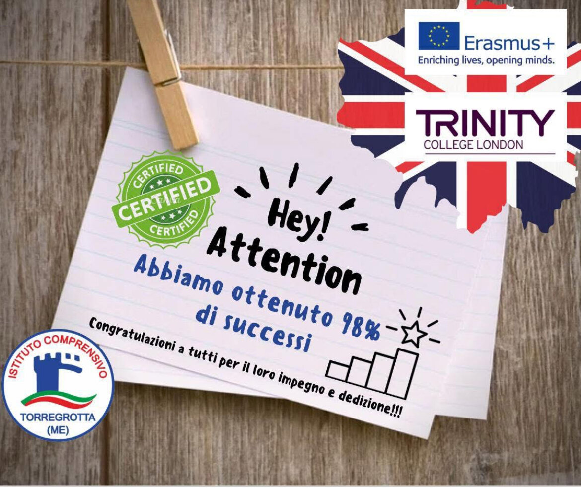 Cerimonia di Consegna degli Attestati Trinity ed Erasmus